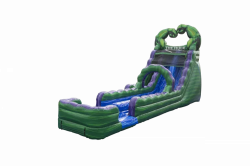 20ft Hulk Double Lane Water Slide