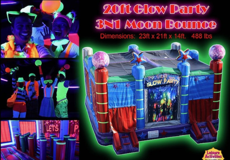 Glow Party Bounce House