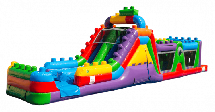 47ft Mega Blocks WATER Obstacle Course